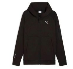 Bluza Puma Bluza Z Kapturem Pumatech Fz Dorośli. Czarne bluzy z kapturem Puma, s, bez wzorów, z materiału, z kapturem. Za 229.00 zł.