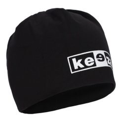 Czapka bawełniana KEEZA. Czarne czapki zimowe KEEZA, bez wzorów, z bawełny. Za 29.00 zł.
