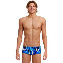 Kąpielówki - trunki Funky Trunks Chaz Michael. Niebieskie kąpielówki Funky Trunks, m, bez wzorów, z poliesteru. Za 159.00 zł.