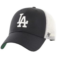 Męska czapka z daszkiem 47 Brand MLB LA Dodgers Cap. Czarne czapki z daszkiem 47 Brand, bez wzorów, z bawełny. Za 79.99 zł.