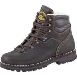 Buty trekkingowe Meindl Badile. Brązowe buty turystyczne MEINDL, na wiosnę, bez wzorów, z materiału, bez zapięcia. Za 1,747.85 zł.
