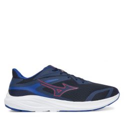 Buty do biegania Mizuno. Niebieskie buty do biegania Mizuno, bez wzorów, bez zapięcia, do biegania. Za 229.99 zł.