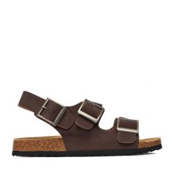 Sandały Go Soft. Brązowe sandały GO SOFT, bez zapięcia. Za 299.99 zł.