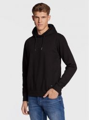Petrol Industries Bluza M-NOOS-SWH003 Czarny Regular Fit. Czarne bluzy Petrol Industries, m, bez wzorów, z bawełny, bez kaptura. Za 99.99 zł.
