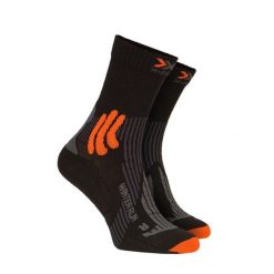 Skarpety zimowe biegowe X-Socks WINTER RUN 4.0. Brązowe skarpety X-Socks, bez wzorów. Za 150.00 zł.