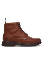 Barbour Trzewiki Bellister Derby Boot MFO0847BR52 Brązowy. Brązowe botki sznurowane Barbour, bez wzorów, ze skóry, bez obcasa, bez zapięcia. Za 879.99 zł.