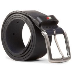 Pasek Męski Tommy Hilfiger. Niebieskie paski Tommy Hilfiger, bez wzorów. Za 169.99 zł.