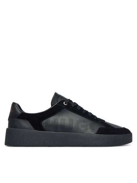 HUGO Sneakersy Lyde 50573785 Czarny. Czarne buty sportowe casual Hugo, bez wzorów, ze skóry, bez zapięcia. Za 679.99 zł.
