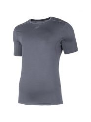 4F Koszulka funkcyjna w kolorze szarym rozmiar: S. Szare t-shirty sportowe 4F, bez wzorów, z materiału, bez ramiączek, outdoorowe. Za 91.95 zł.