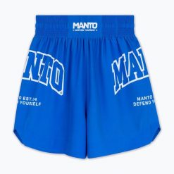 Spodenki bokserskie męskie MANTO Varsity. Niebieskie szorty Manto, m, bez wzorów, sportowe. Za 189.99 zł.
