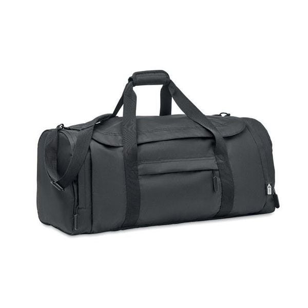 Wodoodporna torba podróżna Adventure 50 l. Czarne torby na ramię WATRFLAG, bez wzorów, z materiału, na ramię, bez dodatków. Za 379.00 zł.