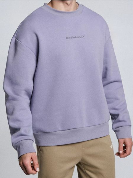 Bluza crewneck z nadrukiem - fioletowy. Fioletowe bluzy bez kaptura Sinsay, l, bez wzorów, bez kaptura. W wyprzedaży za 19.99 zł.