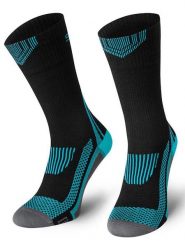 Spaio Skarpety trekkingowe "Tactical" w kolorze czarno-turkusowo-szarym rozmiar: 41-43. Czarne skarpety Spaio, bez wzorów, z materiału. Za 52.30 zł.