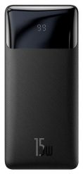 Baseus Bipow 10000mAh 2xUSB USB-C 15W czarny. Czarne powerbanki . Za 90.90 zł.