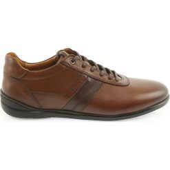 Półbuty sportowe Badura 3707 brązowe. Brązowe eleganckie półbuty Badura, bez wzorów, ze skóry, bez obcasa, bez zapięcia. W wyprzedaży za 289.00 zł.