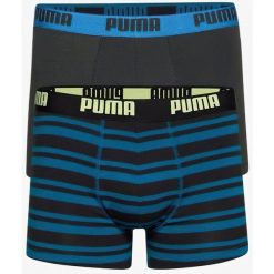 Puma Heritage Striped Bokserki 2-Pak Benzynowy Niebieski XL Mężczyźni. Niebieskie bokserki Puma, m, bez wzorów, z bawełny. Za 123.99 zł.