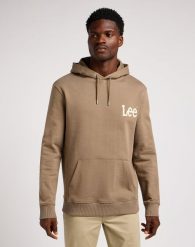 MĘSKA BLUZA Z KAPTUREM LEE WOBBLY LEE HOODIE PEBBLE 112349358 LM54015544. Bluzy Lee, m, bez wzorów, z kapturem. Za 169.99 zł.
