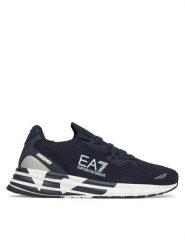 EA7 Emporio Armani Sneakersy 7X000652 AF18639 MZ069 Granatowy. Niebieskie buty sportowe casual EA7 Emporio Armani, bez wzorów, z materiału, bez zapięcia. Za 884.99 zł.