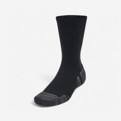 Skarpetki unisex Under Armour Performance Tech wysokie 3 pary. Brązowe skarpety Under Armour, bez wzorów. Za 39.99 zł.
