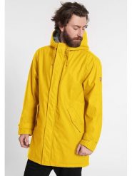 Derbe Kurtka przeciwdeszczowa w kolorze żółtym rozmiar: M. Żółte kurtki outdoor i hardshell Derbe, m, bez wzorów, z futra, bez kaptura. Za 294.28 zł.