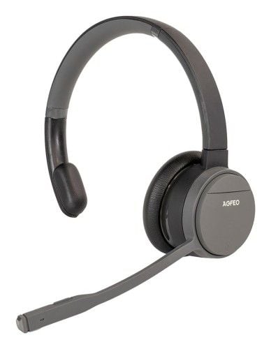 AGFEO Infinity Mono Zestaw słuchawkowy Bezprzewodowy Opaska na głowę Biuro/centrum telefoniczne Bluetooth Czarny. Czarne słuchawki bezprzewodowe No name. Za 1,424.99 zł.
