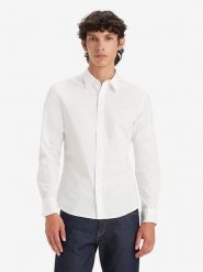 Levi's Koszula - Slim fit - w kolorze białym rozmiar: S. Białe koszule Levi's®, s, bez wzorów, bez kołnierzyka, bez ramiączek. Za 87.61 zł.