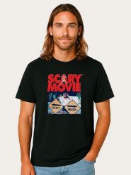 WOOOP Koszulka "Scary Movie Official Safety vs Death" w kolorze czarnym rozmiar: XXL. Czarne bezrękawniki Wooop, xxl, bez wzorów, z bawełny, bez kołnierzyka, bez ramiączek. Za 56.99 zł.