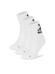 Shaq Skarpety SHQ-MB-002-AW24 Biały. Białe skarpety Shaq, bez wzorów, z bawełny. Za 39.99 zł.
