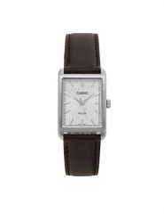 Casio Zegarek MTP-B215L-7AVER Srebrny. Szare, analogowe zegarki Casio, srebrne. Za 449.99 zł.