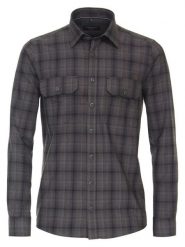 CASAMODA Koszula - Casual fit - w kolorze antracytowym rozmiar: XXL. Czarne koszule CASAMODA, xxl, bez wzorów, z bawełny, bez kołnierzyka, bez ramiączek. Za 113.99 zł.