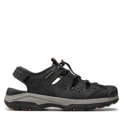 Sandały Skechers. Czarne sandały Skechers, bez zapięcia. Za 259.99 zł.