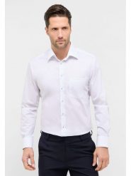 Eterna Koszula - Modern fit - w kolorze biało-granatowym rozmiar: 42. Białe koszule Eterna, bez wzorów, z bawełny, bez kołnierzyka, bez ramiączek. Za 140.53 zł.