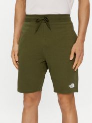 The North Face Szorty sportowe Standard NF0A3S4E Zielony Regular Fit. Zielone krótkie spodenki sportowe The North Face, m, bez wzorów, z bawełny. Za 199.99 zł.