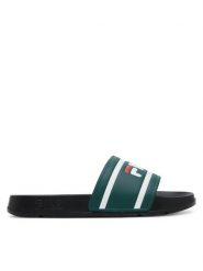 Fila Klapki 1010930 63175 Zielony. Zielone klapki Fila, ze skóry. Za 79.99 zł.