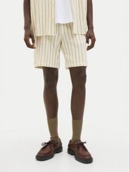 Jack&Jones Szorty materiałowe Jaiden 12274413 Beżowy Relaxed Fit. Brązowe szorty Jack&Jones, m, bez wzorów, z bawełny. Za 99.99 zł.