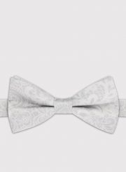 PAKO LORENTE - Jedwabna szara mucha męska. Szare krawaty i muchy Pako Lorente, bez wzorów, z jedwabiu. Za 149.99 zł.