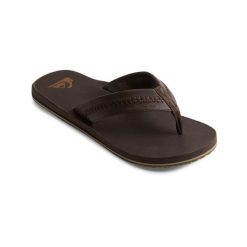 Sandały dla Mężczyzn CARVER NATURAL Brązowy. Brązowe sandały Quiksilver, z gumy, bez zapięcia. Za 319.99 zł.