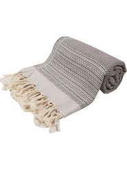 Samimi Chusta hammam w kolorze antracytowo-czarnym - 180 x 100 cm rozmiar: onesize. Czarne szaliki Samimi, bez wzorów, z bawełny. Za 60.99 zł.