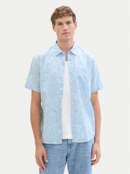 Tom Tailor Denim Koszula 1040161 Błękitny Relaxed Fit. Niebieskie koszule TOM TAILOR DENIM, m, bez wzorów, z bawełny, bez kołnierzyka, bez ramiączek. Za 229.99 zł.