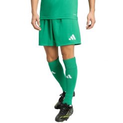 Spodenki krótkie męskie adidas Entrada 26. Zielone szorty Adidas, m, bez wzorów, z poliesteru, klasyczne, z standardowym stanem. Za 60.99 zł.