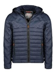 Geographical Norway Kurtka pikowana "Burator" w kolorze granatowym rozmiar: XL. Niebieskie kurtki Geographical Norway, xl, bez wzorów, bez kaptura. Za 232.78 zł.