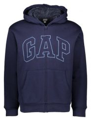 GAP Bluza w kolorze granatowym rozmiar: L. Niebieskie bluzy GAP, l, bez wzorów, z bawełny, bez kaptura. Za 164.95 zł.