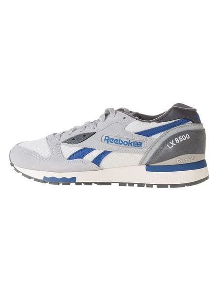 Reebok Skórzane sneakersy "LX8500" w kolorze szaro-niebieskim rozmiar: 39. Niebieskie buty sportowe casual Reebok, bez wzorów, z materiału, bez zapięcia. Za 180.06 zł.