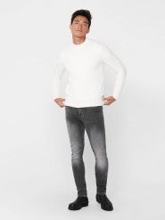 ONLY & SONS Dżinsy "Loom" - Slim fit - w kolorze szarym rozmiar: W31/L34. Szare jeansy Only & Sons, l. Za 116.95 zł.