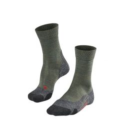 Skarpetki Falke TK2 Melange. Zielone skarpety Falke, bez wzorów, z poliamidu. Za 149.50 zł.