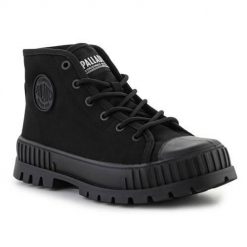 Buty do chodzenia unisex Palladium Pallashock Supply. Czarne buty sportowe casual Palladium, bez wzorów, z materiału, bez zapięcia. Za 639.00 zł.