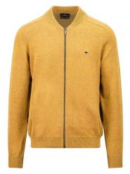 FYNCH-HATTON Kardigan w kolorze musztardowym rozmiar: XL. Żółte swetry rozpinane Fynch-Hatton, xl, bez wzorów, z bawełny, bez kołnierzyka, bez ramiączek. Za 130.99 zł.