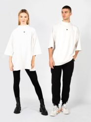 Yeezy Gap Engineered By Balenciaga T-Shirt "Logo" | 719614 TMVQ2 | Mężczyzna | Biały. Białe t-shirty Yeezy Gap Engineered by Balenciaga, m, bez wzorów, z bawełny, bez kołnierzyka, bez ramiączek. W wyprzedaży za 499.00 zł.