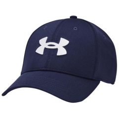 Męska Czapka Z Daszkiem Blitzing. Niebieskie czapki z daszkiem Under Armour, bez wzorów. Za 136.99 zł.
