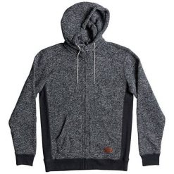Quiksilver Kellerzip Bluza Dark Gray Heather EQYFT03661-KTFH (rozmiar S). Brązowe bluzy bez kaptura Quiksilver, m, bez wzorów, bez kaptura. W wyprzedaży za 207.00 zł.